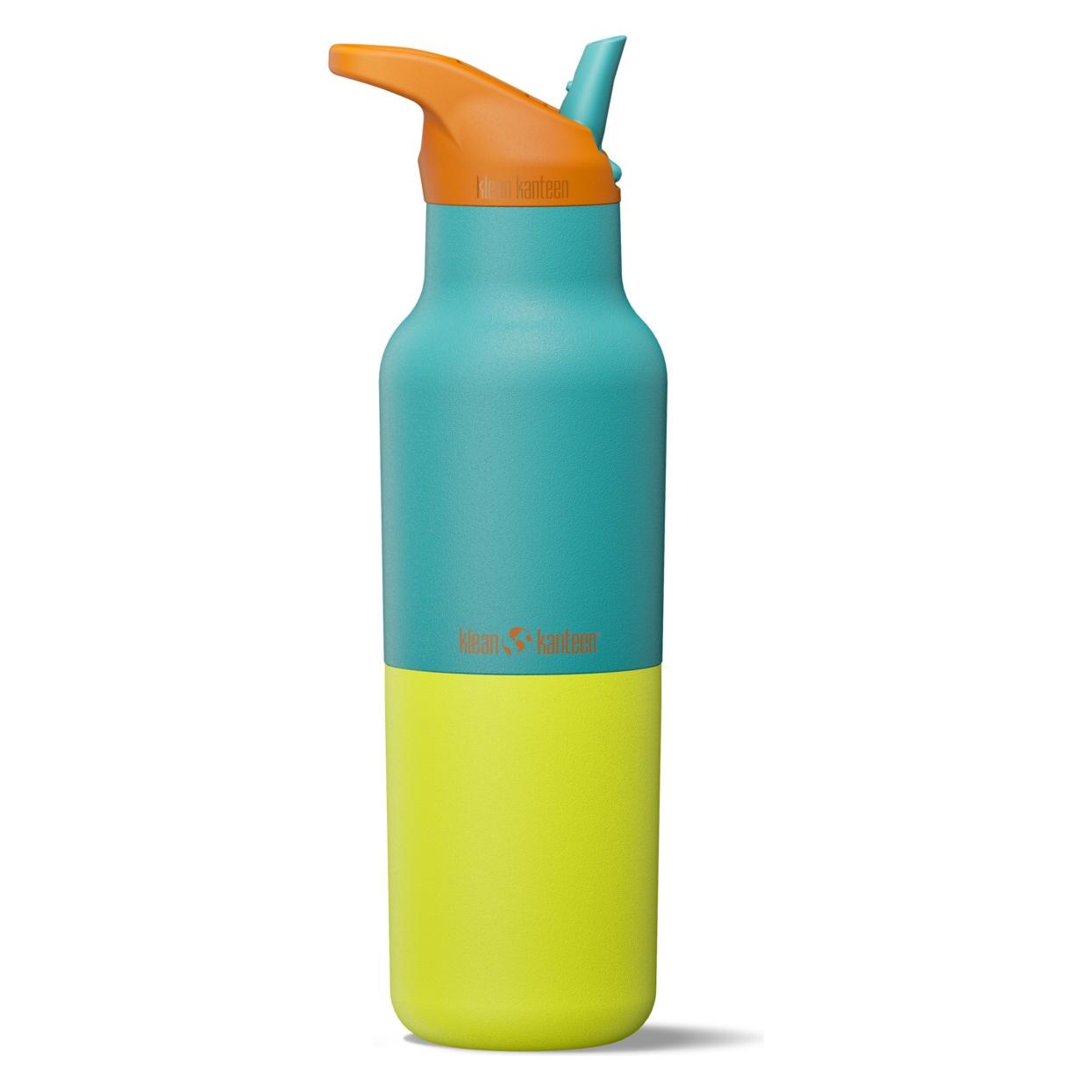 Klean Kanteen Kanteen RISE Classic VI (Flip Sport Cap), 473ml/16oz, Baltic Kaleidoscope (0.47 l) (1011909)