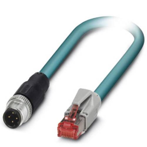Phoenix Contact 1407360 M12 / RJ45 Patchkabel CAT 5e SF/UTP 1.00m Blau 1St.