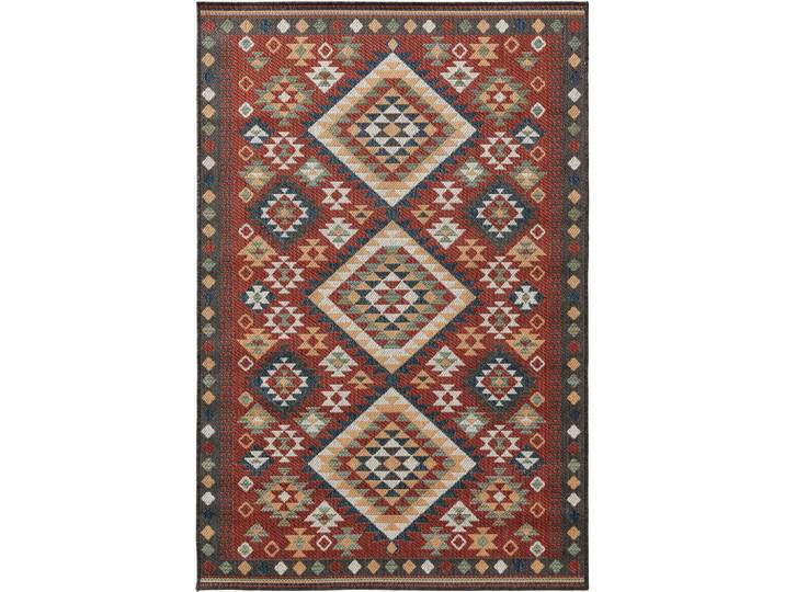Kunstloft Outdoorteppich Mirena Rot 160x230 cm, Kunststoff, Rechteckig, 160x1 cm, wasserabweisend, Teppiche und Böden, Teppiche, Outdoorteppiche