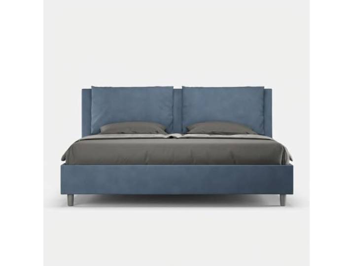 Doppelbett mit Bettkasten, modernes Design Antea 200x200 - Blau