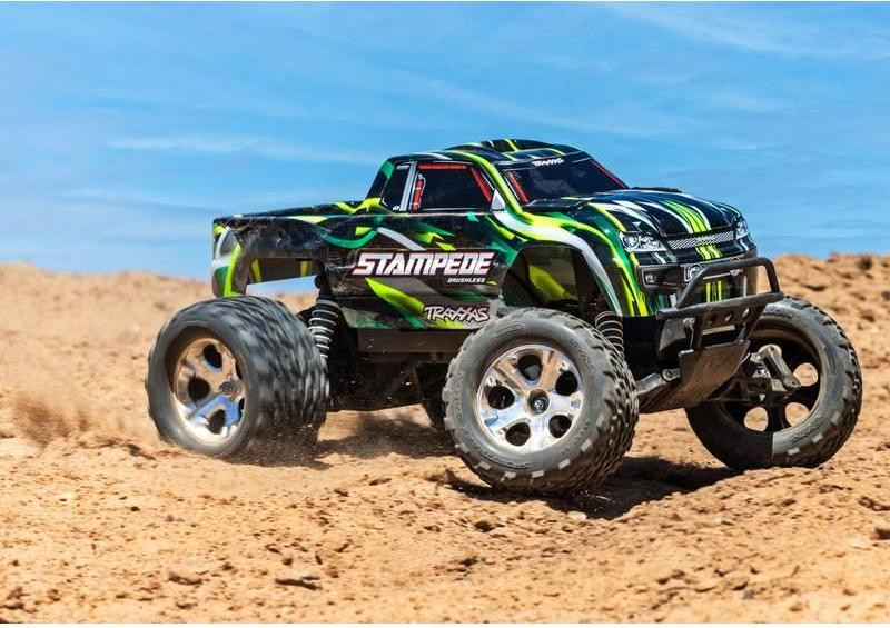 Traxxas Stampede 1:10 BL-2s RC-auto, blauw