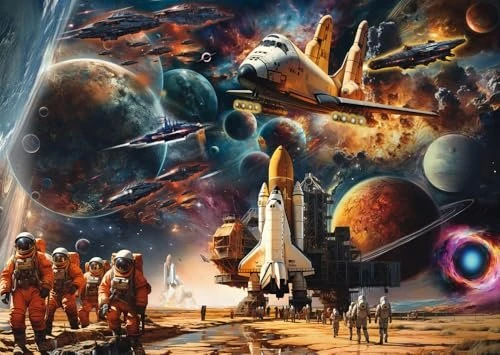 Schmidt Spiele Michele Farella: Faszination Raumfahrt - Reise in ferne Galaxien (1000 Teile)