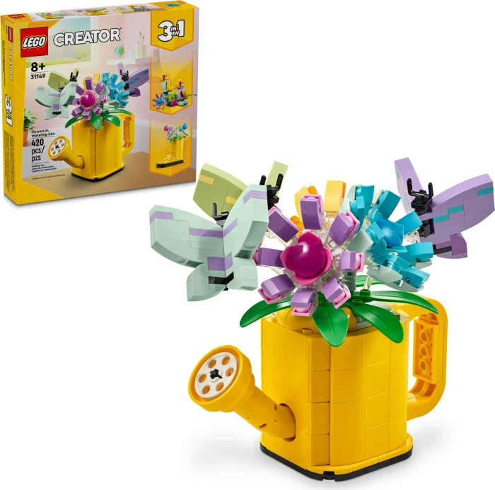 LEGO Creator 3 in 1 31149 Gießkanne mit Blumen