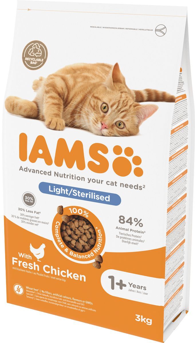 Iams Cat Sterilised Pollo 3KG