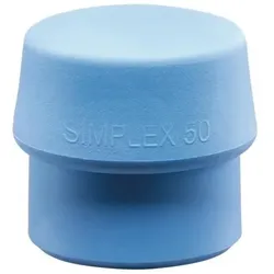 Halder Schonhammerkopf SIMPLEX Kopf-D.80mm TPE-soft blau weich