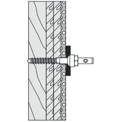 Hewi, Spiegel, Befestigungsmaterial 801/805 Rückenstütz 1-s Leichtbau m Hinterfütt. (60 x 32 cm)