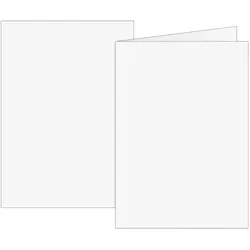 5x Brunnen, Grusskarte + Briefpapier, Briefkarten A6 hoch 250g/qm weiss VE=25 Stück (25 Stk.)