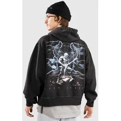 Ninth Hall Iron Surge Boxy Hoodie black Gr. S