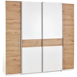 Z2 Dreh-/Schwebetürenschrank 4trg FABIO - B/H/T ca. 215.00x211.00x60.00