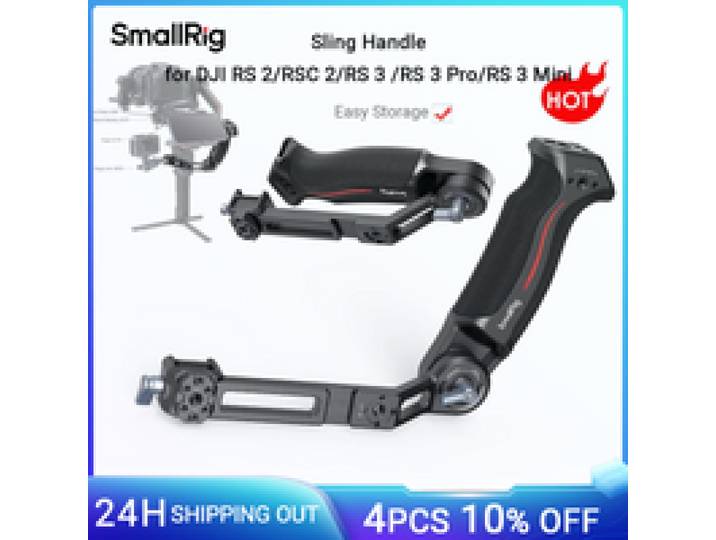 SmallRig Sling Dual Handgrip/Monitor Mount/NATO Klem Accessoire voor DJI RS4 Mini/RS3/RS3 Pro/RS4 Pro/RS4 Stabilisator 3028B