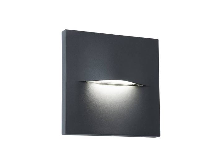 Viokef Aussenwandleuchte Vita, alu / grau / zink, Aluminium, Modern, Wandleuchte außen
