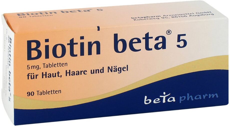 Biotin Beta 5 5mg Tabletten