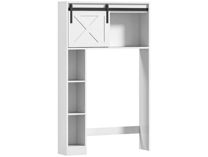 Meuble wc armoire rangement blanc