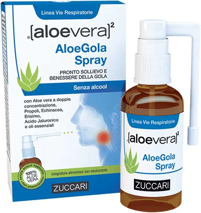 ZUCCARI Srl Zuccari, Aloevera2 Aloegola Spray, 30 ml