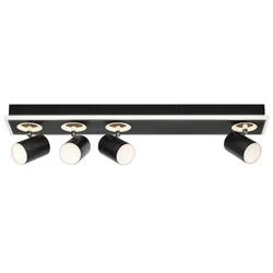 OSRAM 4er LED Strahler Decor Spot Mars Schwarz mit Click Select