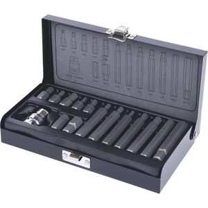 KS-Tools Bitset 911.5040, 15-teilig, Innensechskant