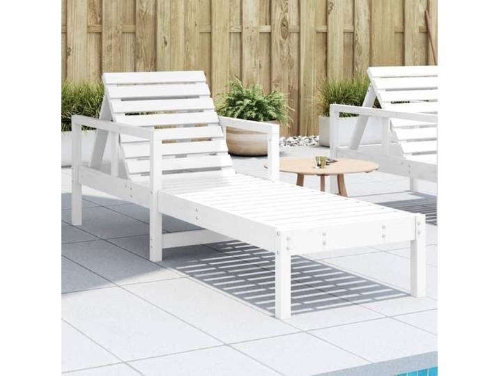 Chaise Longue Transat avec Dossiers Réglables et Accourdoirs Bain de Soleil Jardin Piscine Terrasse Extérieur 832539