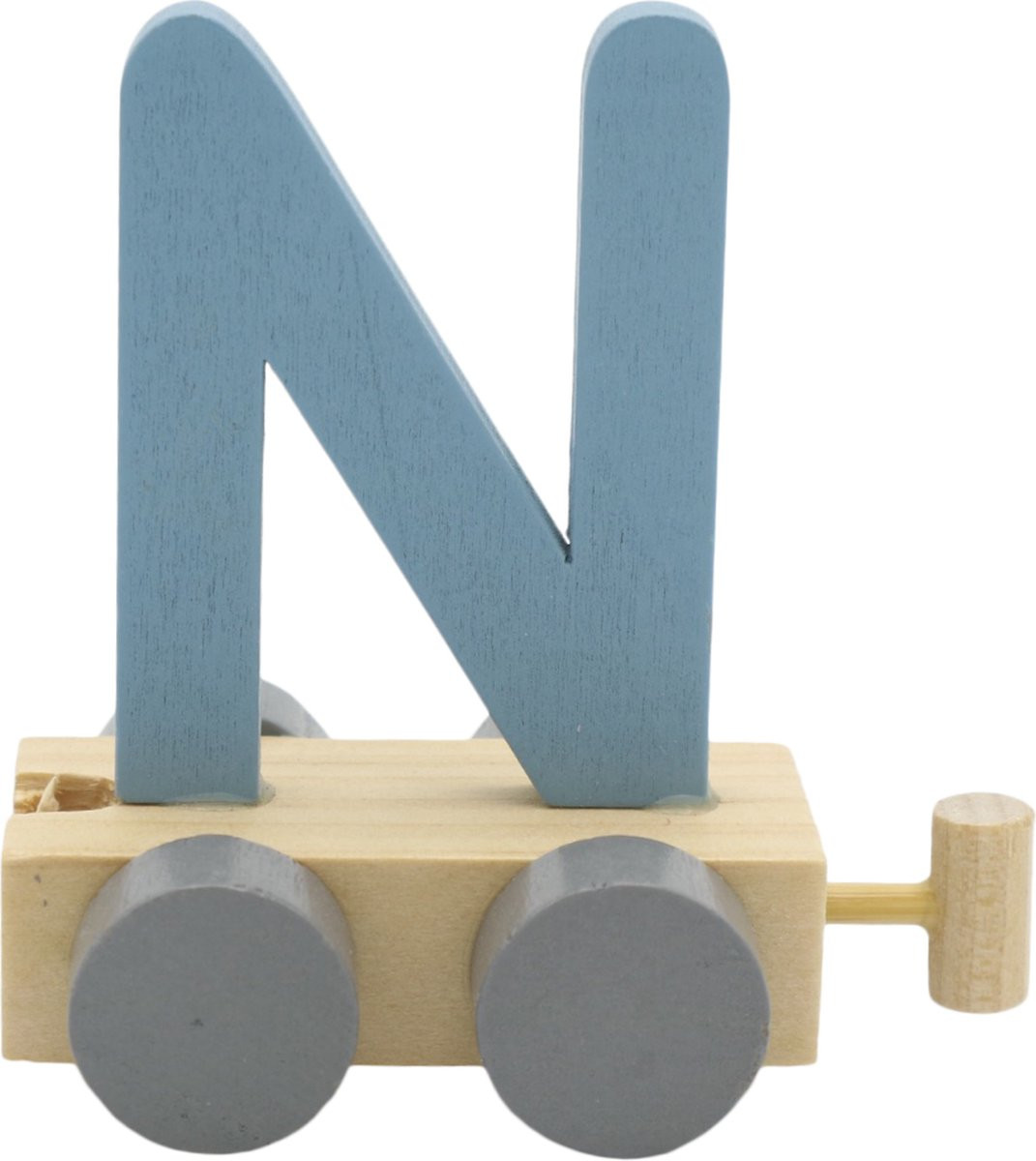 Lettertrein N blauw