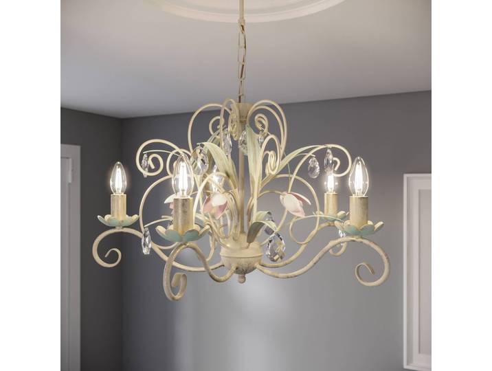 Kronleuchter Luce Luminex, dimmbar, für Wohn- / Esszimmer, Metall, Florentiner