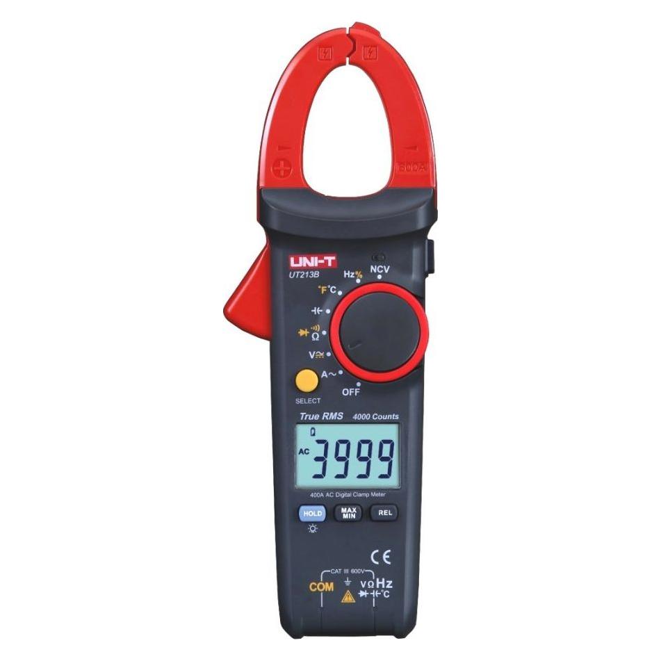 Uni-T 400A 3rd Generation Digital Clamp Meter UT213B (CAT III 600V, Zangenstrommesser) (UT213B)