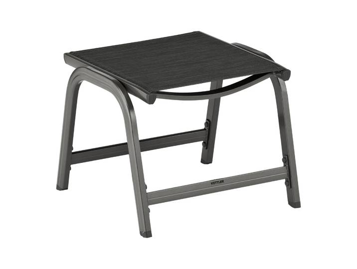Kettler Basic Plus Hocker Aluminium/Outdoorgewebe