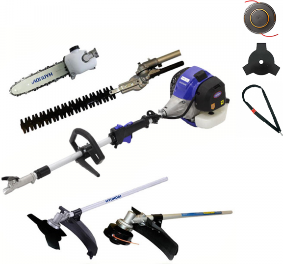 Hyundai LDMT430 - Decespugliatore a scoppio multifunzione