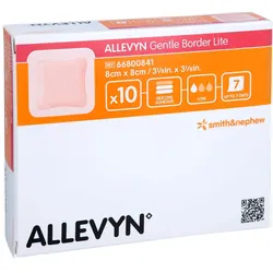 Allevyn Gentle Border Lite 8x8 cm Schaum 10 St
