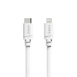 hama 00201817 Ladekabel, USB-C - Lightning, für iPhone/iPad, MFi, 3 m, Weiß