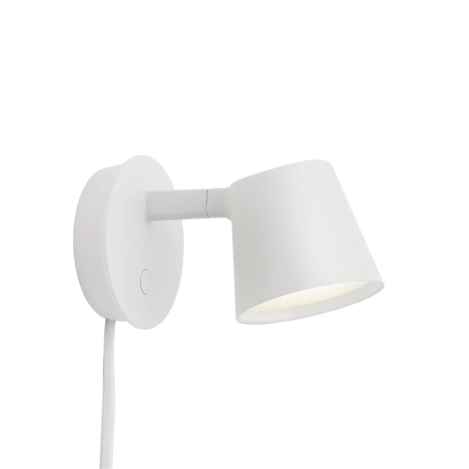 Muuto Tip Wandlamp White - Aluminium - Dimbaar en verstelbaar
