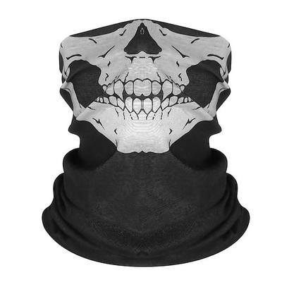 Halloween-Multifunktions-Magie-Kopftuch-Reitmaske zum Warmhalten um den Busen Halloween-Requisiten Schädel-Varietäts-Gesichtstuch