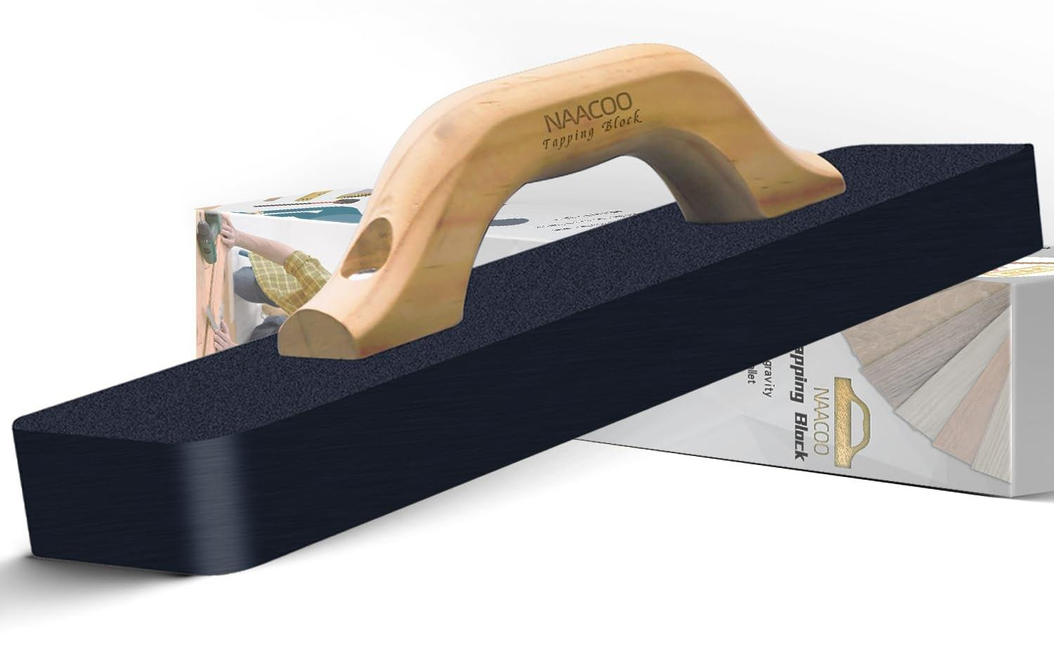 Merkloze houten verstelklauw van 39 cm voor de montage van vinylvloeren