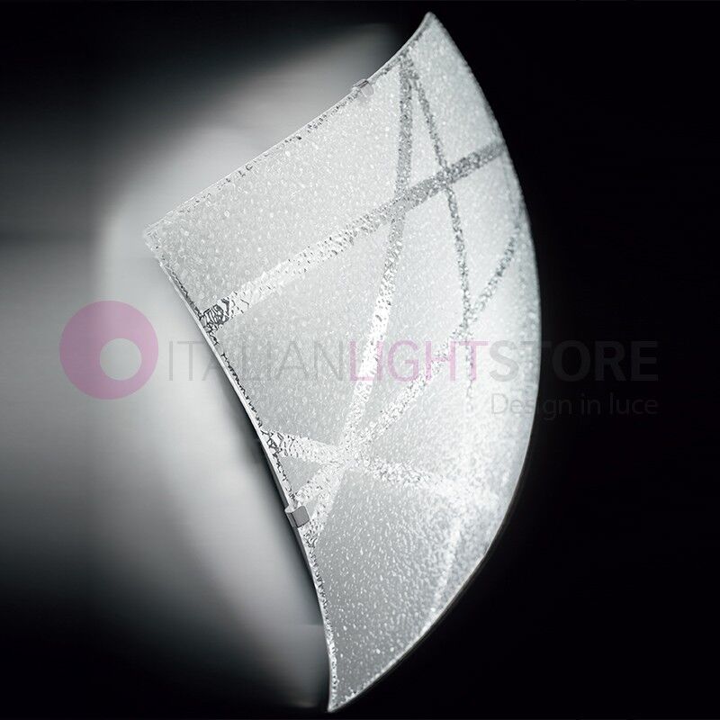 Rain Plafoniera Led A Soffitto Vetro 30x30