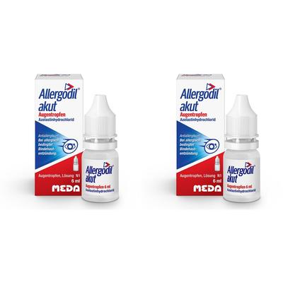Allergodil Akut Augentropf Doppelpack 2x6 ml Augentropfen