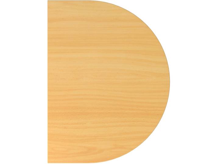 Anbauschreibtisch Office Buche B 60 T 80 H 81 cm - Farbe: Buche/Graphit - Anbauschreibtisch