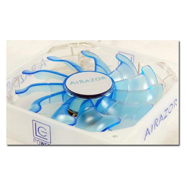 LC-Power Gehäuselüfter LC-CF-PRO (120 mm, 1x) (LC-CF-120-PRO-BLUE AIRAZOR)