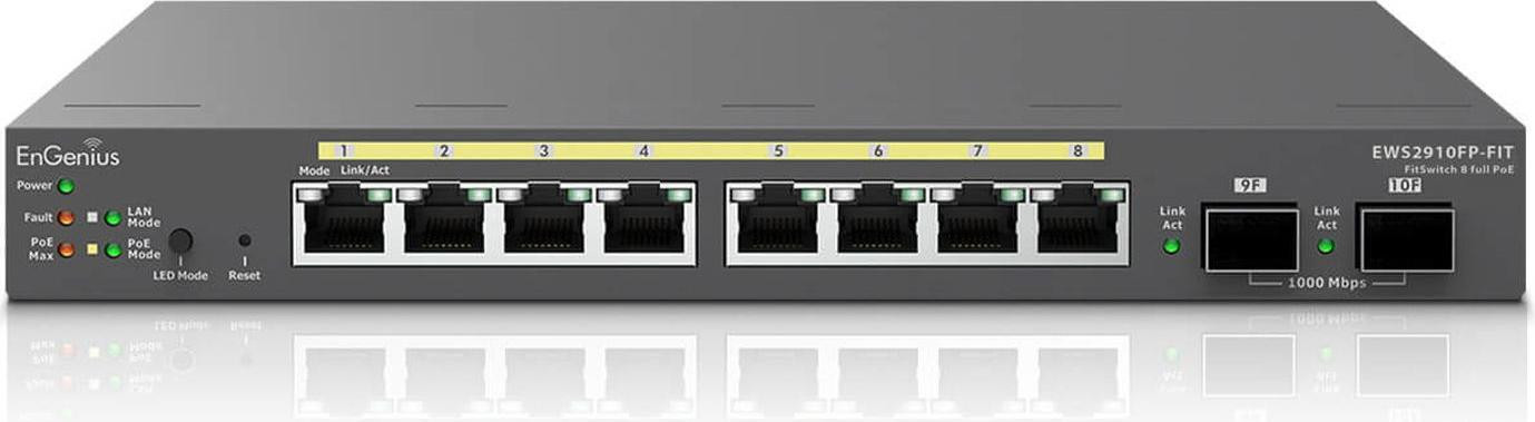 EnGenius EWS2910FP-FIT Managed L2/L3 Gigabit Ethernet PoE Switch