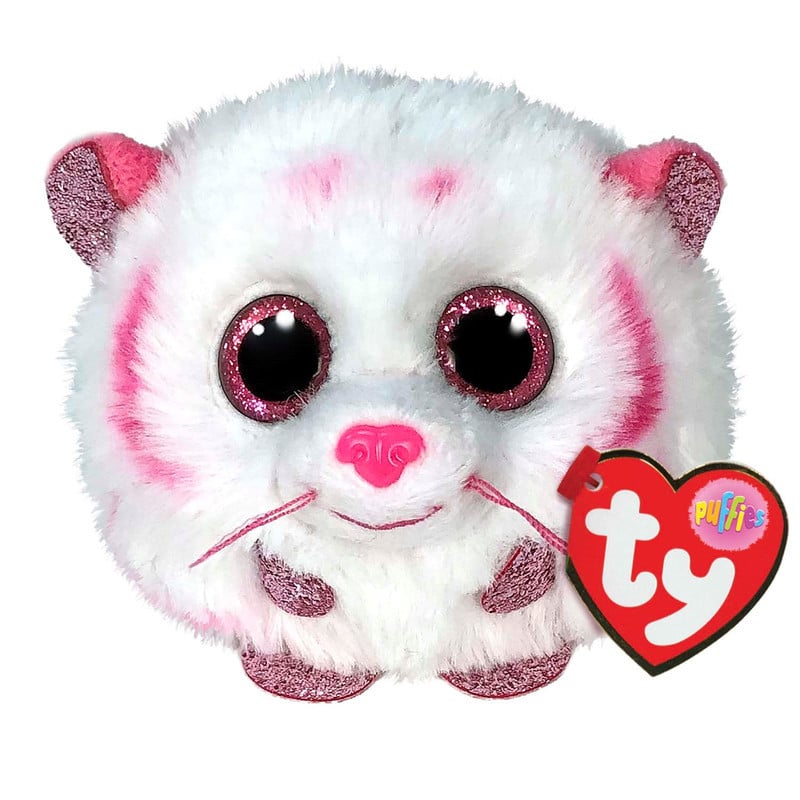 TY Beanie Balls Tijger Tabor Puffies Pluche Knuffel