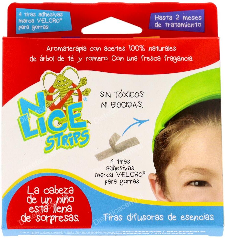 No lice no lice strips tiras auto-adhesivas antipiojos 2ud