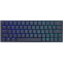 Cooler Master SK621 (DE, Kabelgebunden, Kabellos), Tastatur, Schwarz