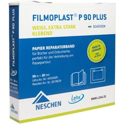Neschen filmoplast® P90 PLUS – extra starkes Papier-Reparaturband