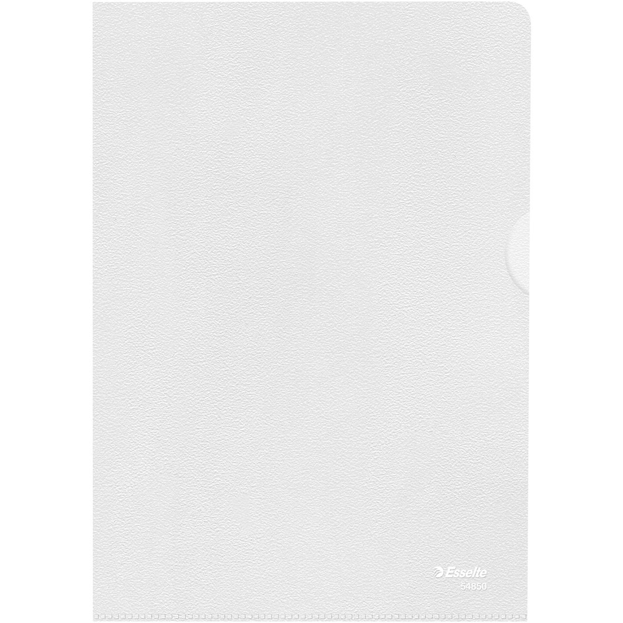 Esselte Sichthüllen Standard Plus 54850 DIN A5 transparent genarbt 0,12 mm, 100 St.