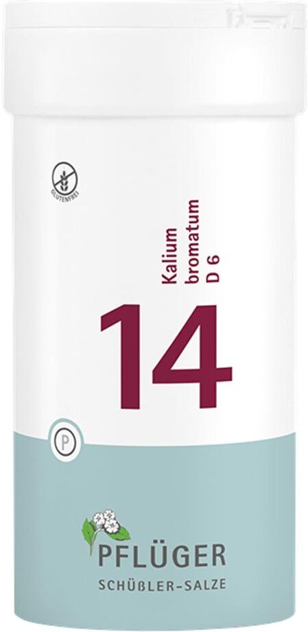 Schüßler-Salze Biochemie Pflüger 14 Kalium bromat.D 6 Tbl.