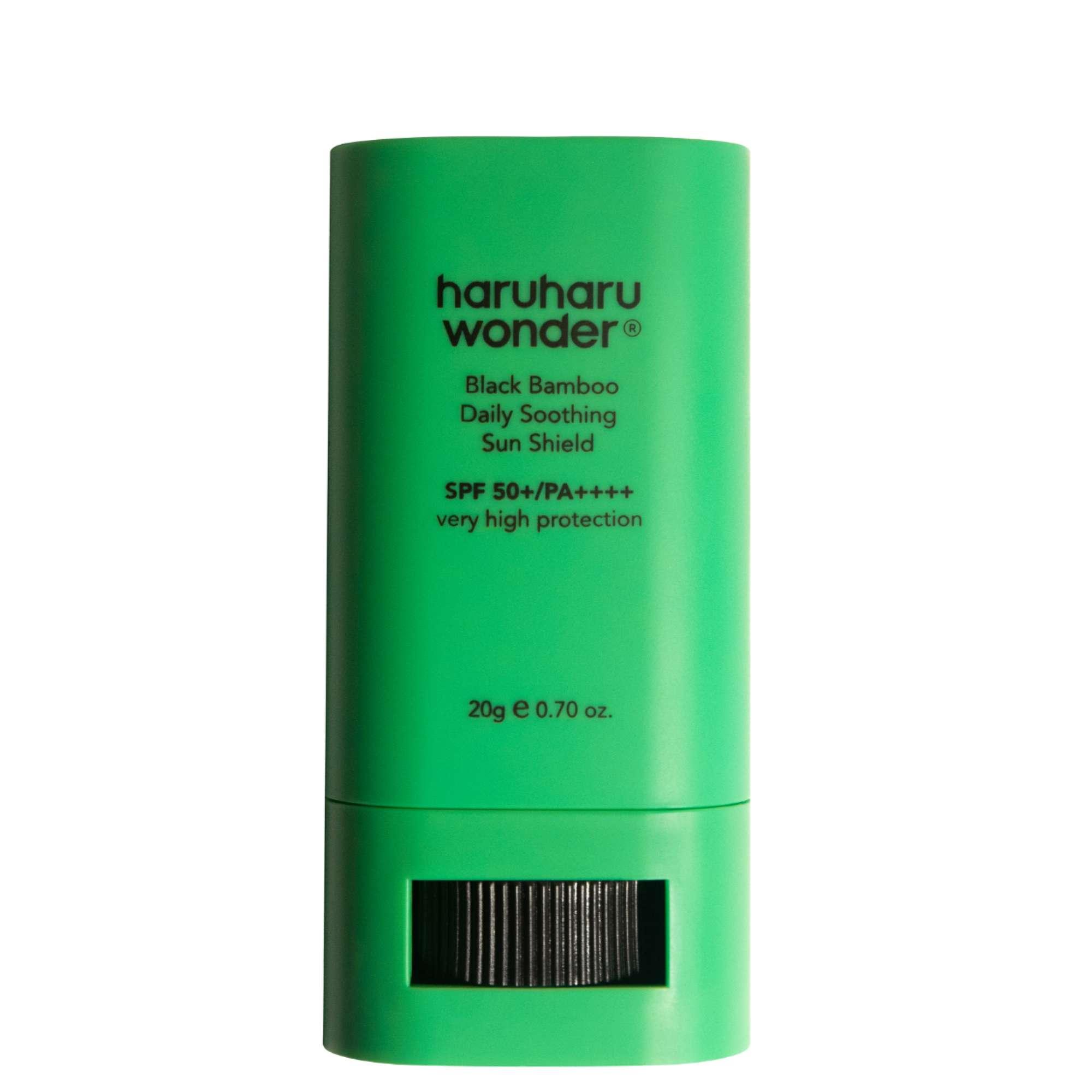 Haruharu Wonder Sun & Tan Zwarte Bamboe Dagelijkse Verzachtende Zonnebrandcrème SPF50+