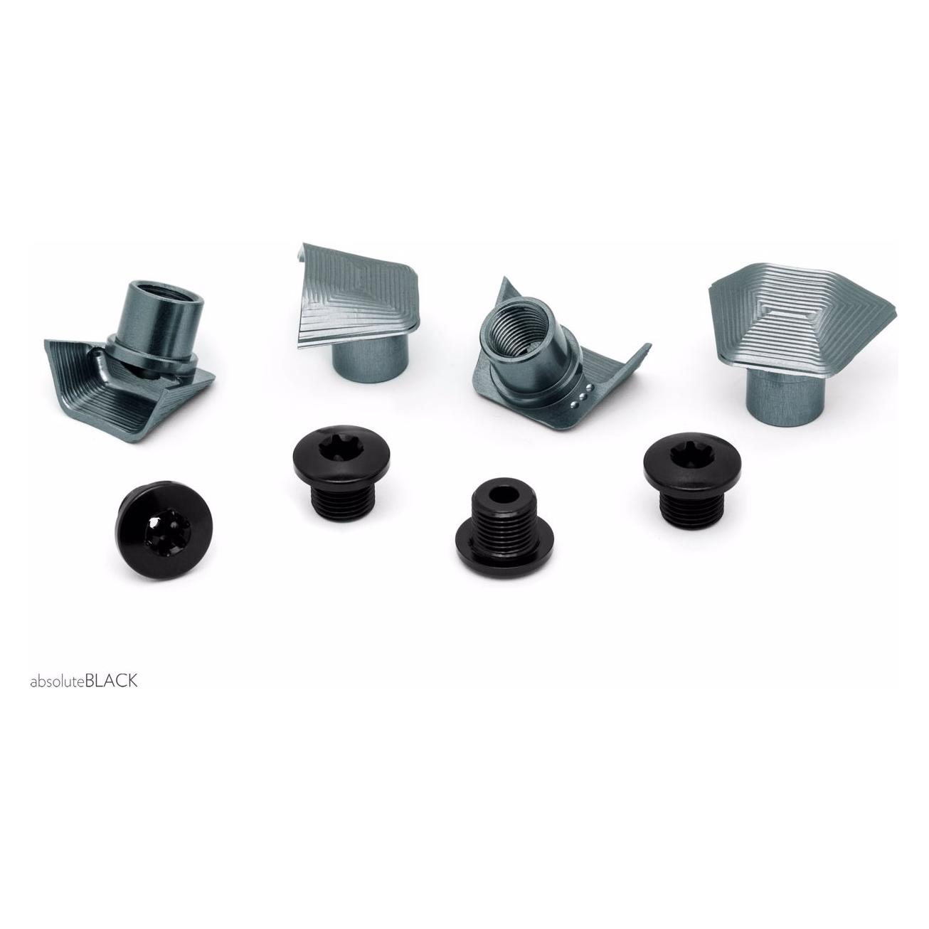 AbsoluteBlack aBLACK PARTS ROAD BOLT COVER for Ultegra 6800 (ULTCOVERGR)