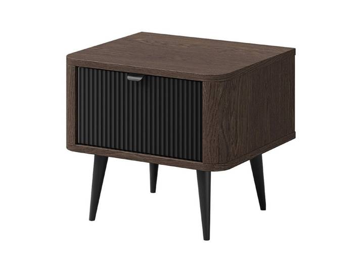ROYAL24_MARKT Nachttisch Marly Nachttisch 50 cm mit 1 Schublade – Baltic Storm