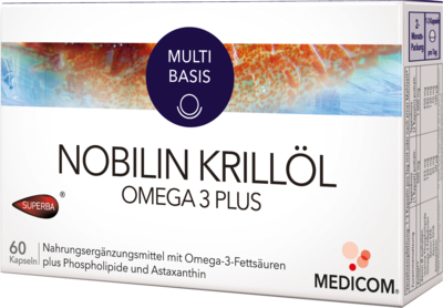 MEDICOM Pharma GmbH NOBILIN Krillöl Omega-3 Plus Kapseln 71,6 g 06404566