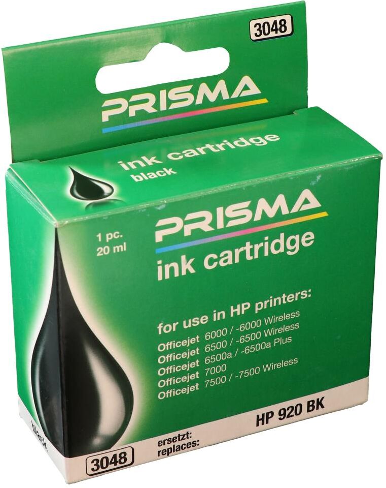 PRISMA 3048 Druckerpatrone für HP Tintenstrahldrucker, schwarz, 20 ml