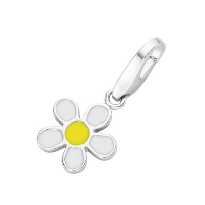 Charm Blume "Blume, Silber 925", bunt, GIORGIO MARTELLO MILANO, Charms, Damen, Silber 925 (Sterlingsilber)