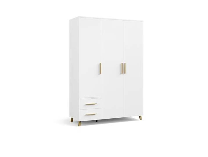 Rauch Möbel Shinjo, Kleiderschrank, Farbe Weiß, Breite 140 cm