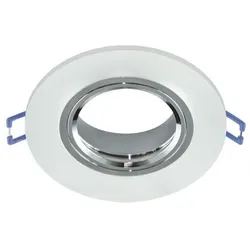Deckenspot GU10 SELENA C FROSTED Glas Einbauspot IDEUS 03597